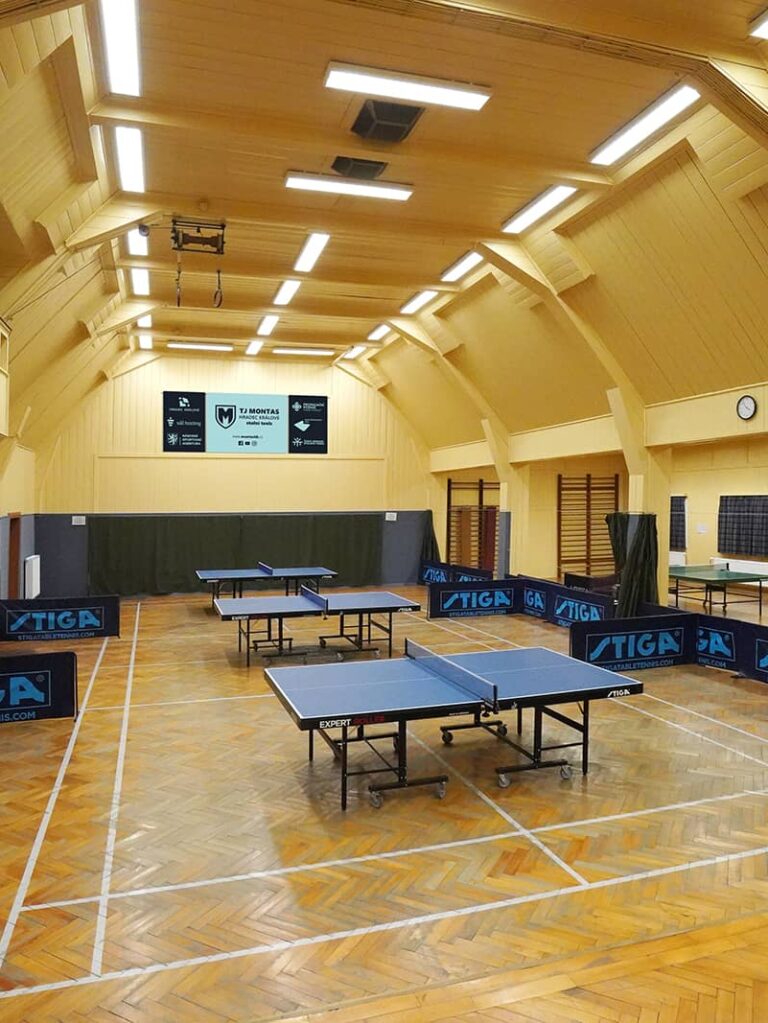 montas-sokolovna-stolni-tenis herna stolního tenisu TJ Montas Hradec Králové