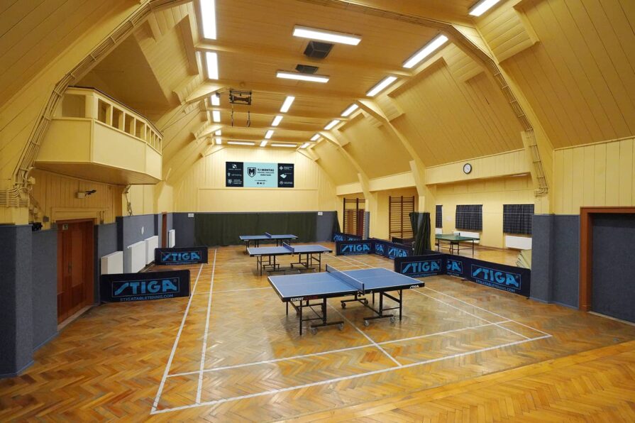 montas-sokolovna-stolni-tenis herna stolního tenisu TJ Montas Hradec Králové